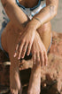 DOTTED PINKY RING ZILVER